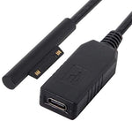 USB 3.1 Typ C Ladekabel für Microsoft Surface Pro 3 4 5 6 Book 12V-15V 150cm | System-S