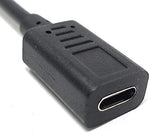 USB 3.1 Kabel 25 cm Typ C Buchse zu Mini B Stecker Adapter in Schwarz | System-S
