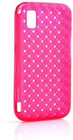 TPU Silikon Hülle Case Schutz Cover Skin Tasche Transparent Pink für Samsung S5230 Star | System-S