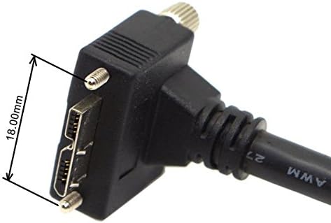 USB 3.0 A (male) zu Micro USB 3.0 (male) Aufwärts gewinkelt 120cm high speed Datenkabel Ladekabel mit Feststellschraube für Nikon D800 D800E D810 | System-S