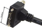 USB 3.0 Kabel 5 m Typ A Stecker zu 3.0 Micro B Stecker Winkel Schraube | System-S