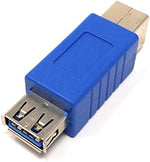 USB A 3.0 Buchse auf USB Typ B Stecker Converter | System-S