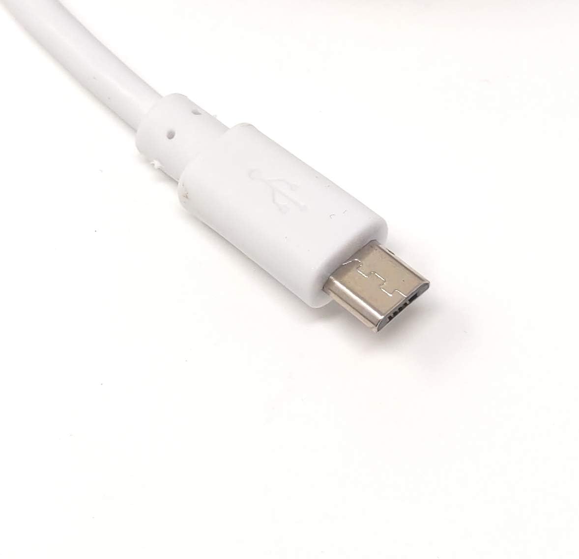 10 m meter Micro USB Kabel Ladekabel in weiß | System-S