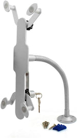 Abschließbarer Anti-Diebstahl Schwanenhals Tisch Halterung Showroom Halter mit Sicherheitsschloss für Tablet Pc 10"-12.6" Zoll | System-S