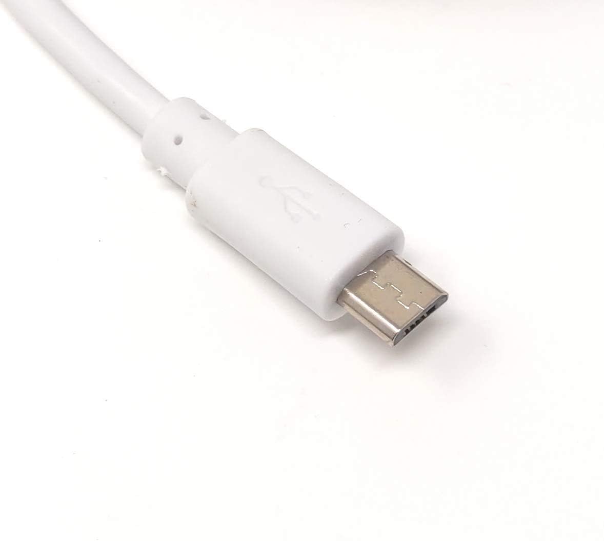 USB 2.0 Kabel 13 m Micro B Stecker zu Typ A Stecker in Weiß | System-S