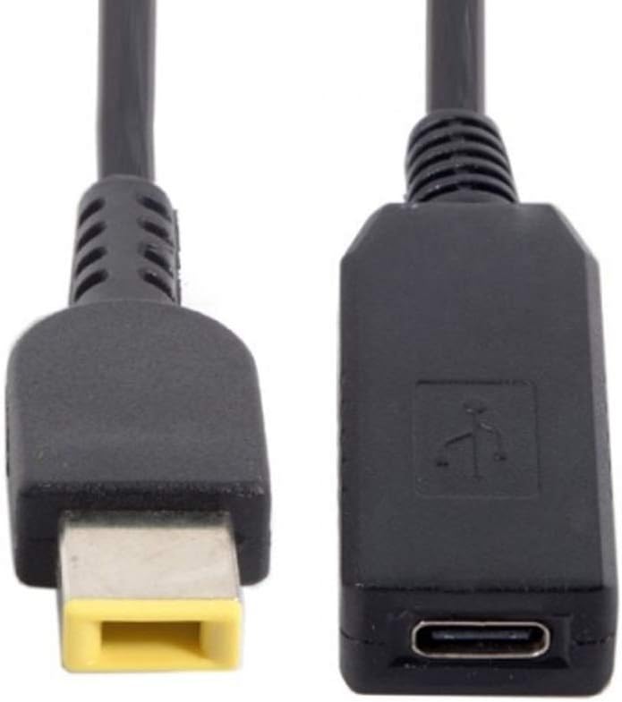 USB 3.1 Kabel 23 cm Typ C Buchse zu Rectangle 11,0 x 5,0 mm Stecker | System-S