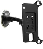 Autohalterung KFZ Halter Auto Saugnapf Windschutzscheiben Halterung mit flexiblem Schwanenhals 10 cm für Samsung Galaxy S7 Edge | System-S