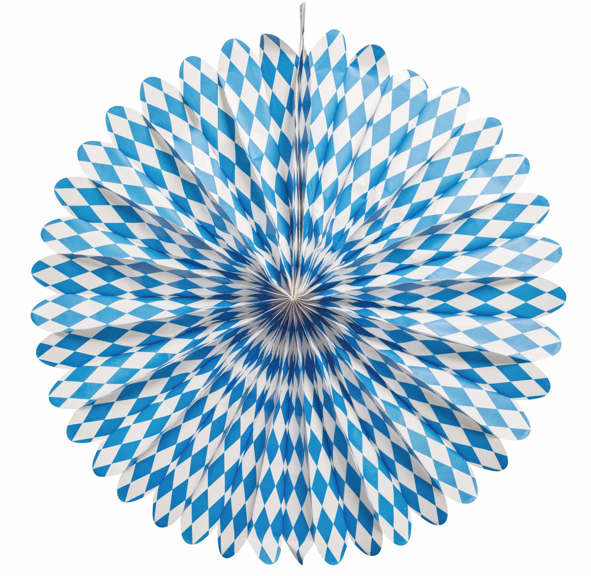 Dekofächer Bayern Weiss-Blau ø70cm