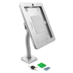 Tisch Halterung 360° abschließbar flexibel für iPad Pro 10.5" (2017) iPad Air 3 (2019) A2152 A2123, A2153, A2154, A1701, A1709 | System-S