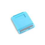Universal Ständer Halter Klappständer Standfuss Tablet Tisch Halterung 6 Stufen Neigung einstellbar 60-75° für Tablet PC Smartphone und andere Geräte in Blau | System-S