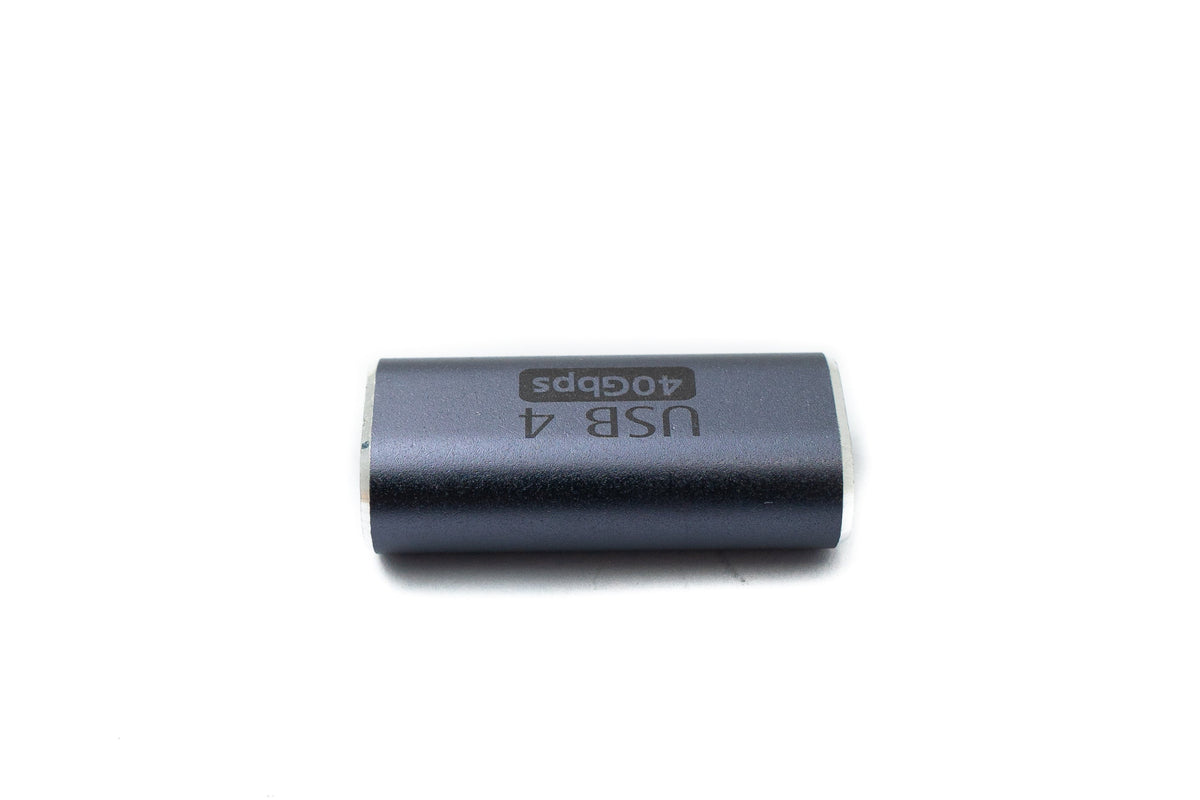 USB4 USB Adapter Typ C Buchse zu Buchse 40 Gbit/s USB 4.0 Kabel in Grau | System-S