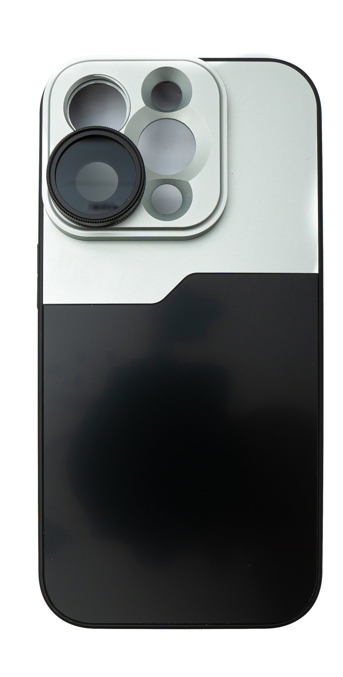 CPL Filter Circular Polarizer Linse mit Hülle in Schwarz für iPhone 14 Pro | System-S