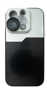 CPL Filter Circular Polarizer Linse mit Hülle in Schwarz für iPhone 14 Pro | System-S