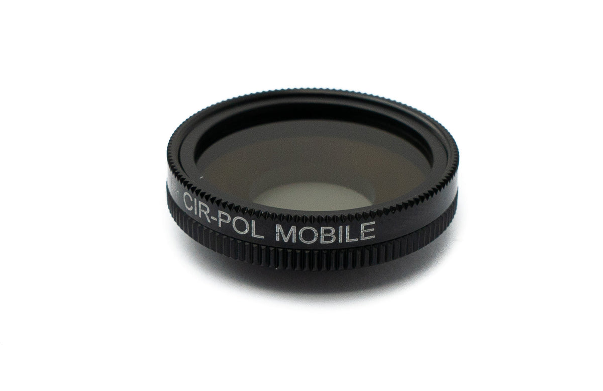 CPL Filter Circular Polarizer Linse mit Hülle in Schwarz für iPhone 14 Pro | System-S