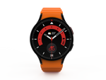 Armband 20 mm aus Silikon magnetisch für Samsung Galaxy Watch 5 4 in Rot | System-S