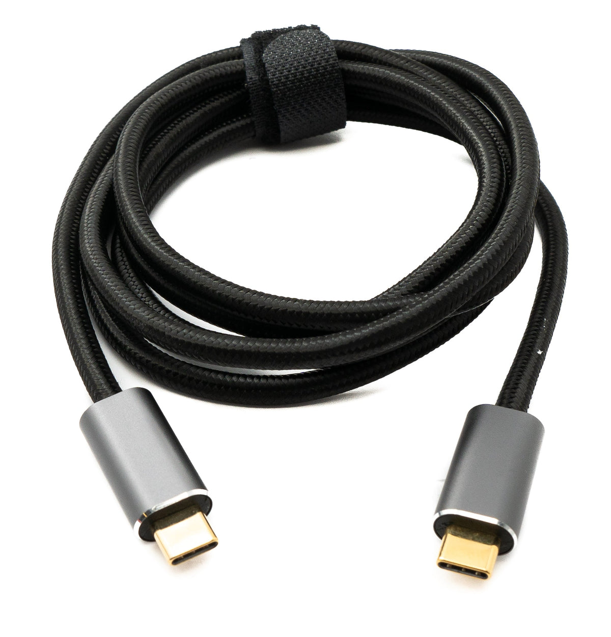 USB 3.2 Gen 2 150 cm Kabel Typ C Stecker zu Stecker geflochten 20 Gbit/s 100 W | System-S