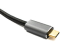 USB 3.2 Gen 2 150 cm Kabel Typ C Stecker zu Stecker geflochten 20 Gbit/s 100 W | System-S