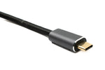 USB 3.2 Gen 2 3 m Kabel Typ C Stecker zu Stecker geflochten 20 Gbit/s 100 W | System-S