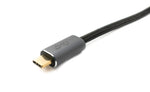 USB 3.2 Gen 2 3 m Kabel Typ C Stecker zu Stecker geflochten 20 Gbit/s 100 W | System-S