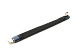 USB4 USB 10 cm Kabel Typ C Stecker zu Stecker Winkel flach 40 Gbit/s 240 W USB 4.0 Kabel | System-S