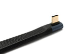 USB4 USB 10 cm Kabel Typ C Stecker zu Stecker Winkel flach 40 Gbit/s 240 W USB 4.0 Kabel | System-S