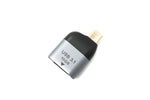 USB 3.1 Gen 2 Typ C Stecker zu A Buchse Kabel 10 Gbit/s 100W in Grau | System-S