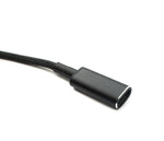 DC 20V Kabel 15 cm 4,5 x 3,0 Stecker zu USB 3.1 Typ C Buchse geflochten für HP | System-S