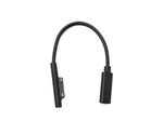 USB 3.1 Kabel 15 cm Typ C Buchse Ladekabel für Microsoft Surface Schwarz | System-S