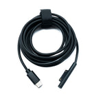 USB 3.1 Kabel 3 m Ladekabel für Microsoft Surface in Schwarz | System-S