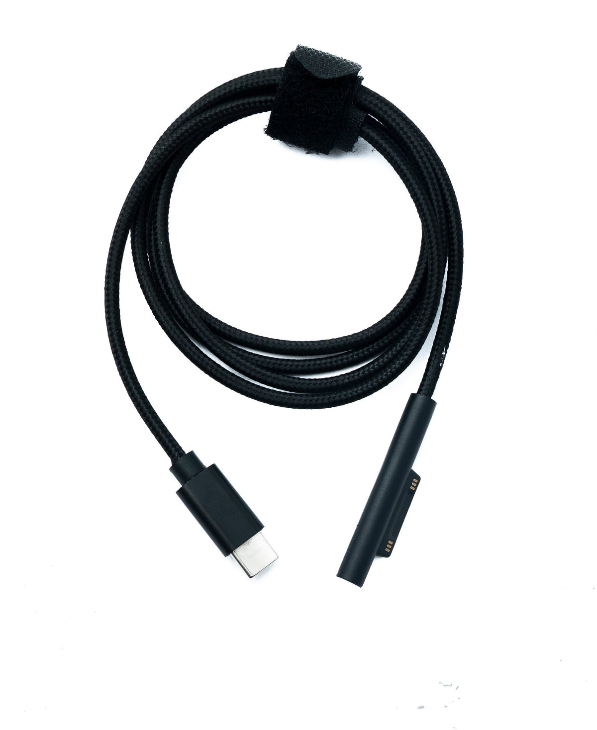 USB 3.1 Kabel 100 cm Ladekabel für Microsoft Surface geflochten in Schwarz | System-S