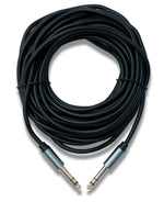 Audio Klinke Kabel 10 m AUX 6,35 mm 3 polig TRS Stecker zu Stecker Adapter | System-S