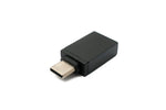USB 3.1 Adapter Typ C Stecker zu 3.0 A Buchse 5 Gbit/s in Schwarz | System-S