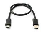 USB 3.1 Kabel 30 cm Typ C Stecker zu 2.0 Micro B Stecker Adapter kurz in Schwarz | System-S