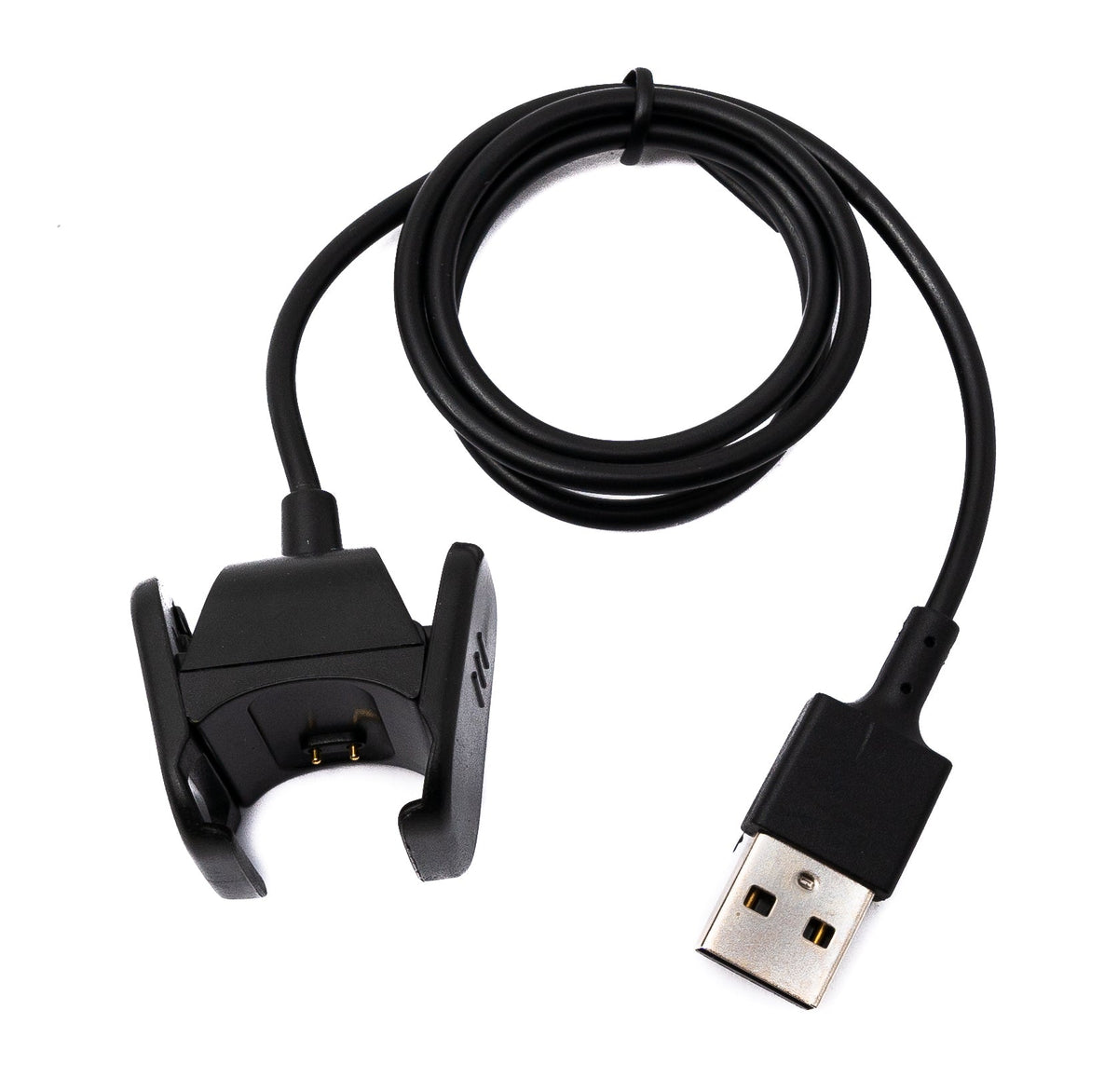 USB 2.0 Kabel 53 cm Ladekabel für Fitbit Charge 4 Smartwach in Schwarz | System-S