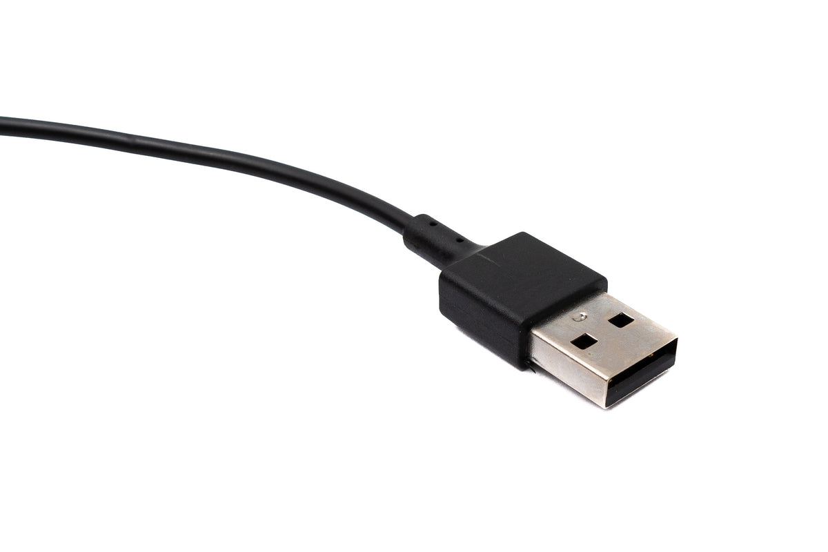 USB 2.0 Kabel 53 cm Ladekabel für Fitbit Charge 4 Smartwach in Schwarz | System-S