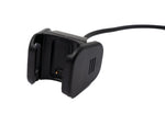 USB 2.0 Kabel 53 cm Ladekabel für Fitbit Charge 4 Smartwach in Schwarz | System-S