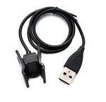 USB 2.0 Kabel 50 cm Ladekabel für Fitbit Alta HR Smartwach in Schwarz | System-S