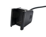 USB 2.0 Kabel 50 cm Ladekabel für Fitbit Alta HR Smartwach in Schwarz | System-S
