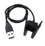 USB 2.0 Kabel 54 cm Ladekabel für Fitbit Charge 2 Smartwach in Schwarz | System-S