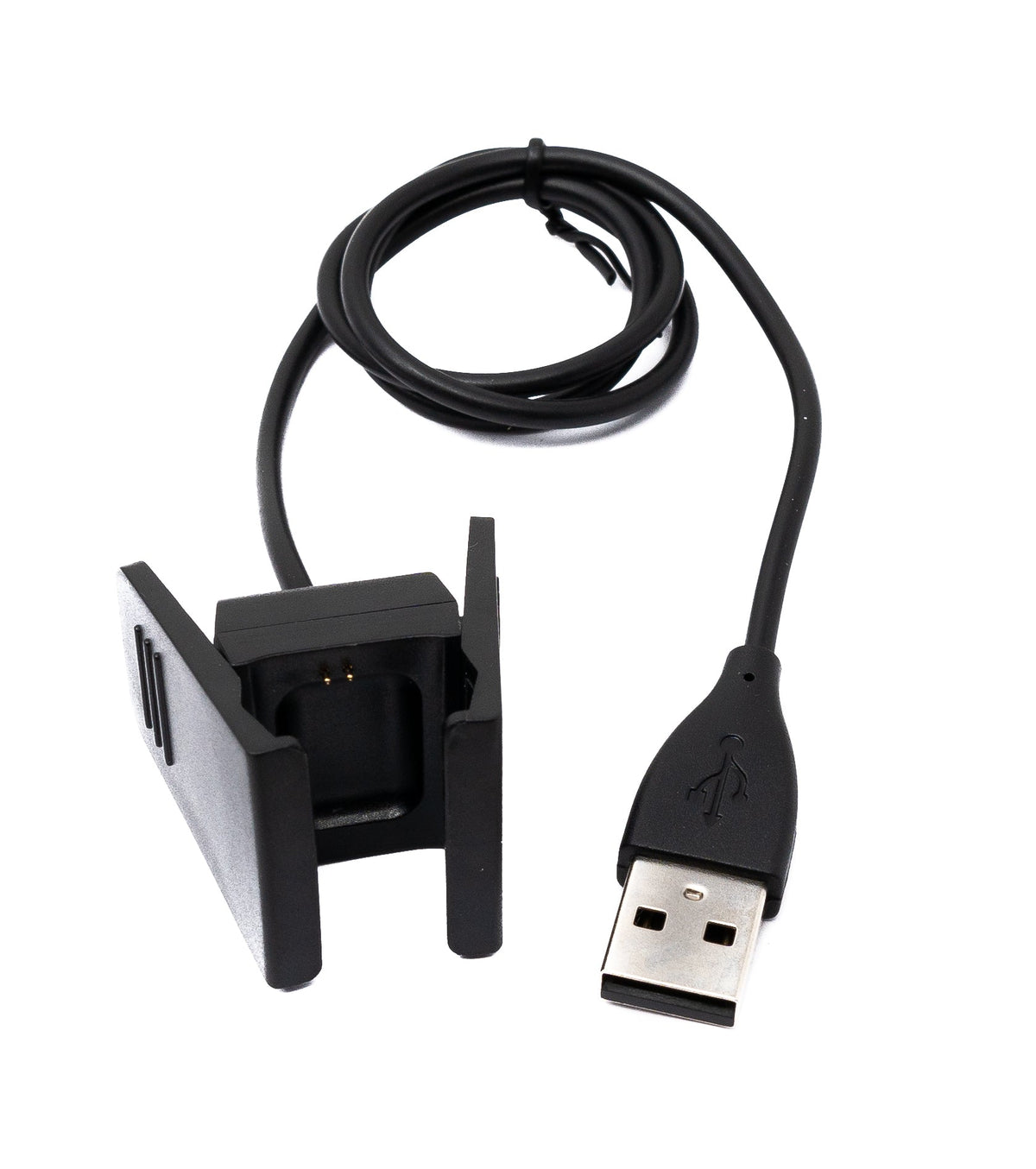 USB 2.0 Kabel 54 cm Ladekabel für Fitbit Charge 2 Smartwach in Schwarz | System-S