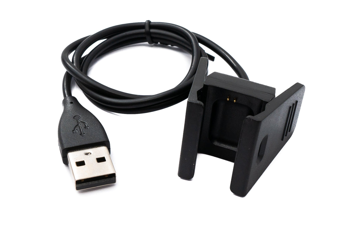 USB 2.0 Kabel 54 cm Ladekabel für Fitbit Charge 2 Smartwach in Schwarz | System-S