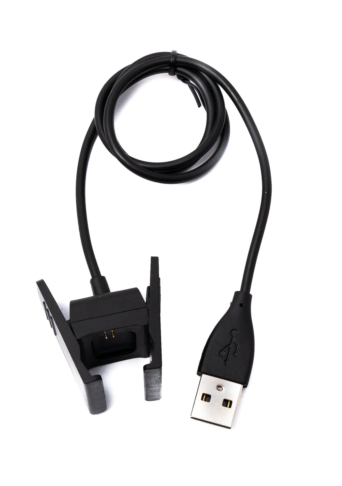 USB 2.0 Kabel 54 cm Ladekabel für Fitbit Charge 2 Smartwach in Schwarz | System-S