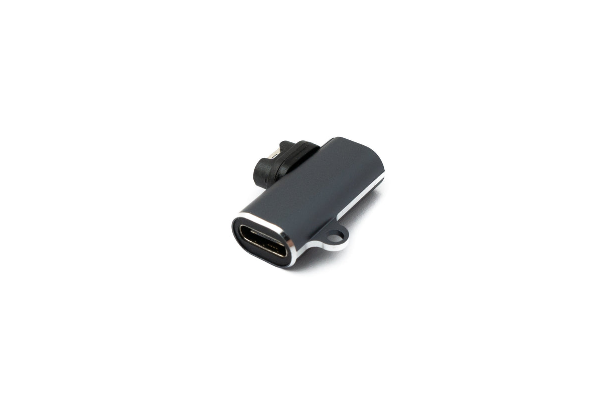 USB C 3.1 Adapter Typ C Buchse zu zu Stecker für Garmin Smartwatch Winkel | System-S
