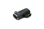 USB C 3.1 Adapter Typ C Buchse zu zu Stecker für Garmin Smartwatch Winkel | System-S