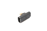 USB4 USB Adapter Typ C Stecker zu Buchse 100W 40 Gbit/s USB 4.0 Winkel Kabel in Grau | System-S