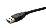 USB 3.0 Kabel 3 m Typ A Stecker zu 3.0 Micro Stecker Winkel Schraube | System-S