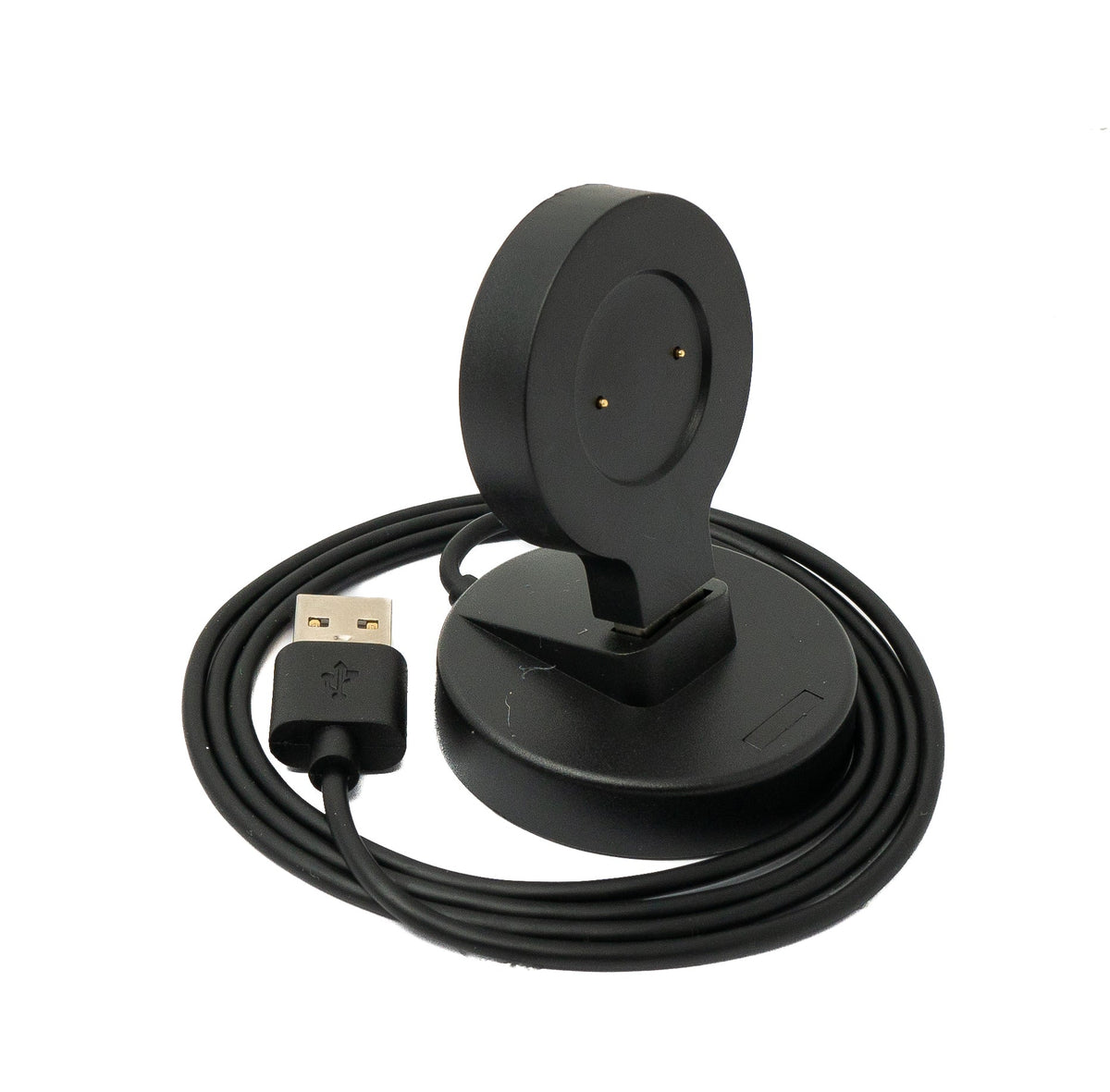 USB 2.0 Kabel 100cm Ladestation für Huawei Watch GT Smartwatches in Schwarz | System-S