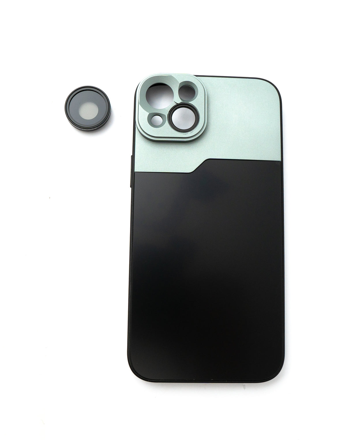 CPL Filter Circular Polarizer Linse mit Hülle in Schwarz für iPhone 14 Plus | System-S