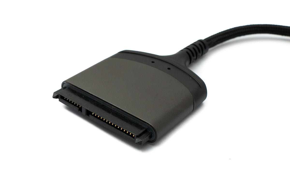 SATA Kabel 15 cm 22Pin Buchse zu USB 3.1 Typ C Stecker Adapter für Festplatte | System-S