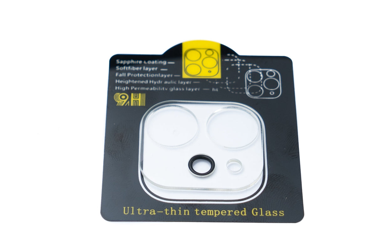 Kamera Schutz Linse Objektiv Abdeckung aus transparent Glas für iPhone 12 Mini | System-S